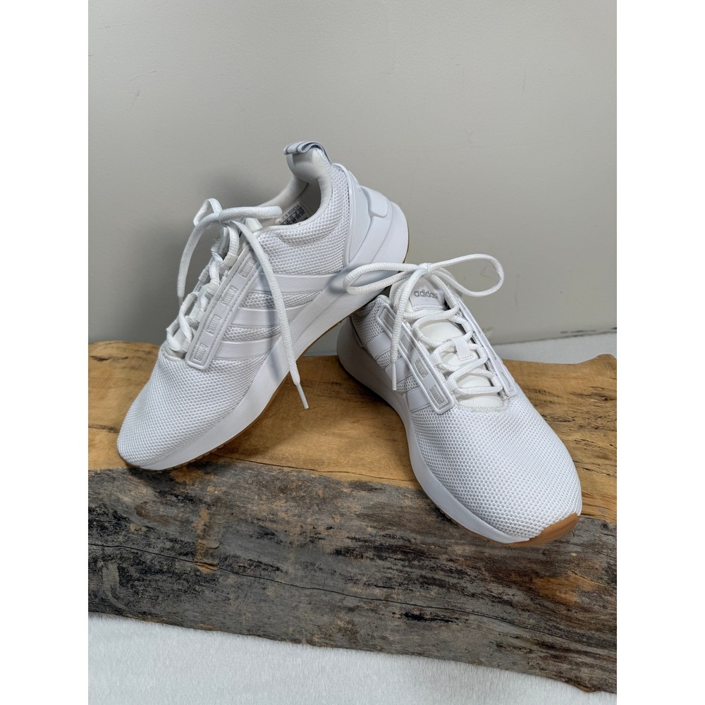 Adidas Cloudfoam Puremotion Sneaker Super Womens 8 White/Gum Running Shoe Gym